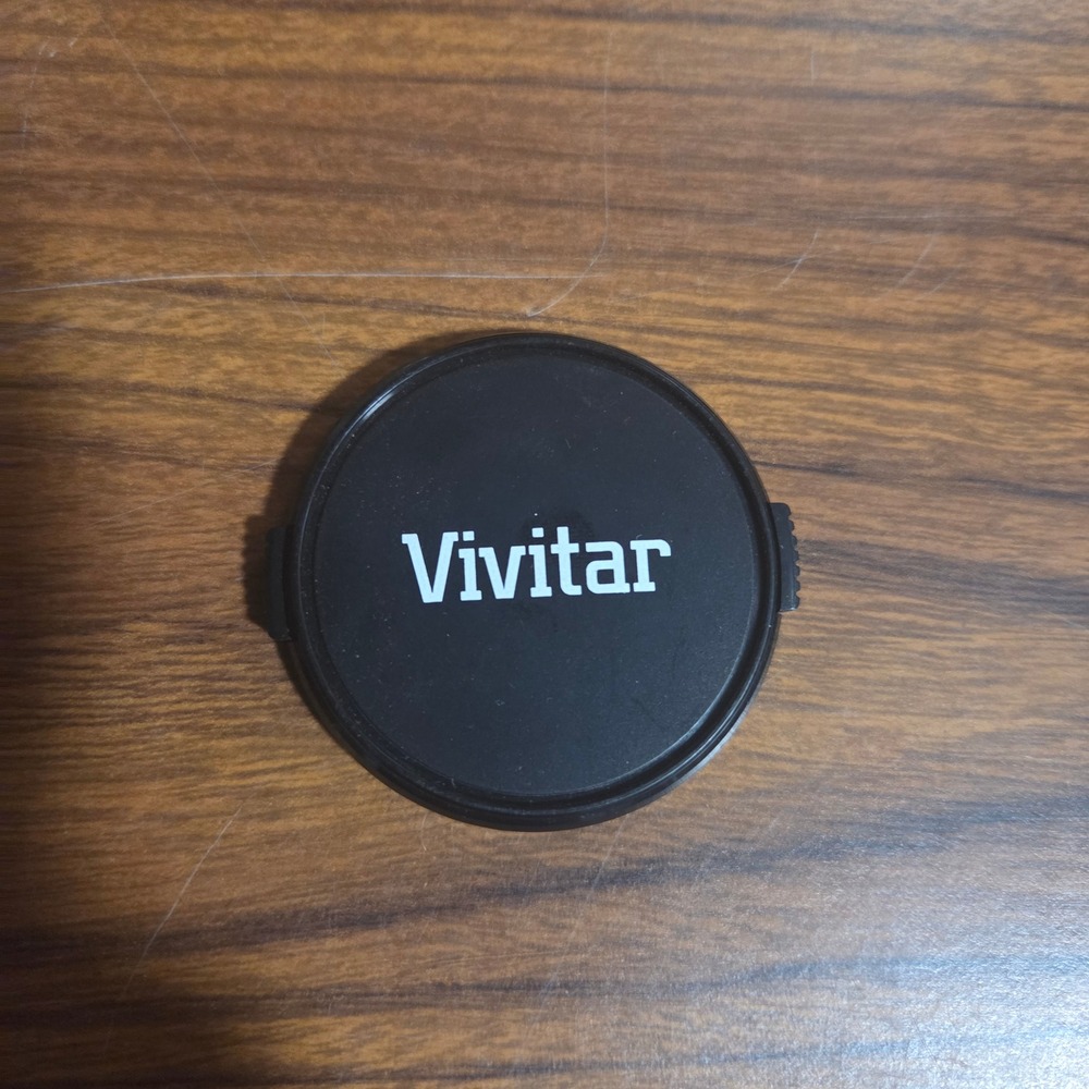 Vivitar 52mm Snap-On Lens Cap Black Japan Front Cover Replacement